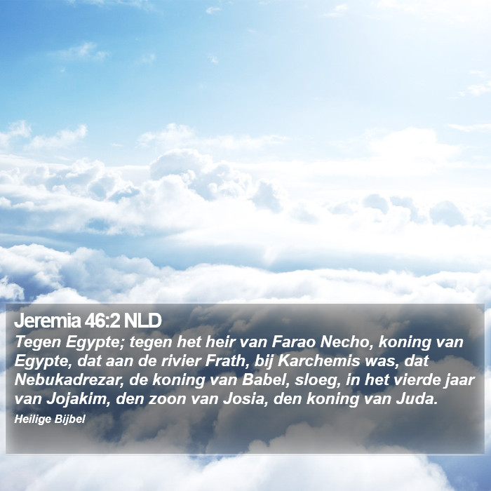 Jeremia 46:2 NLD Bible Study