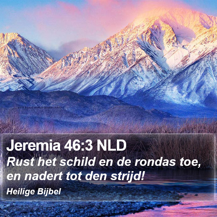 Jeremia 46:3 NLD Bible Study