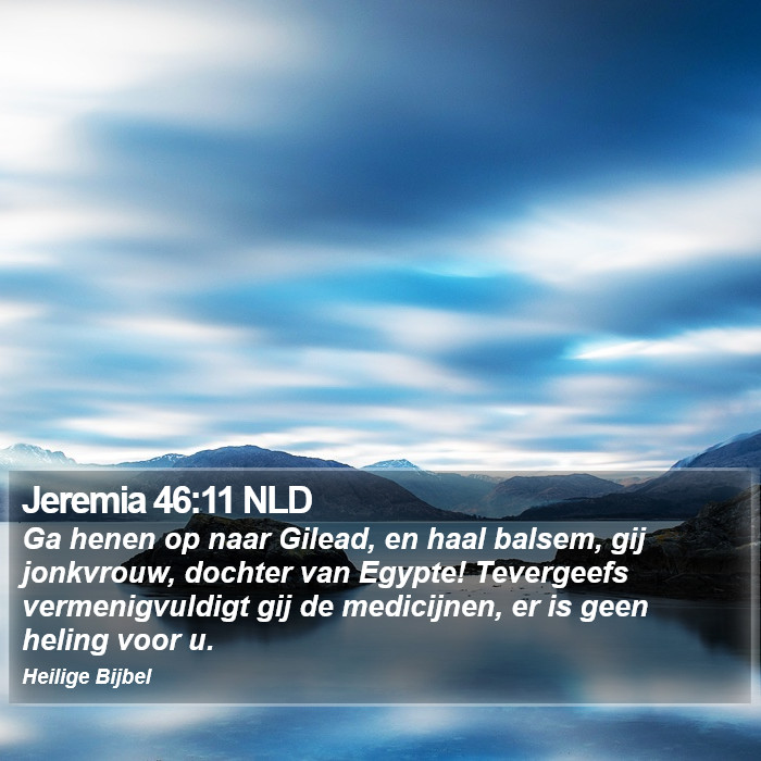 Jeremia 46:11 NLD Bible Study