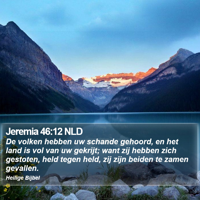 Jeremia 46:12 NLD Bible Study