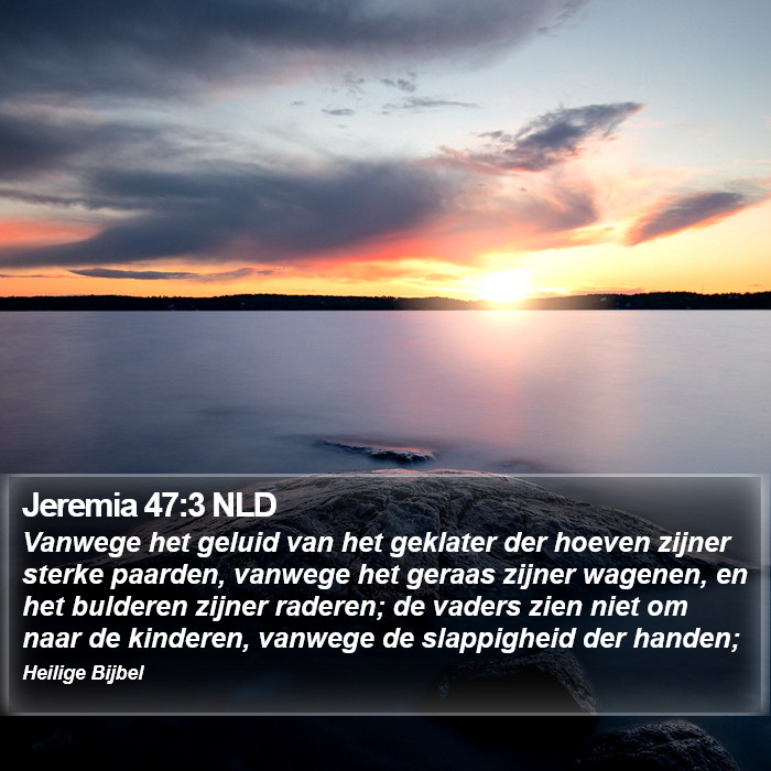 Jeremia 47:3 NLD Bible Study