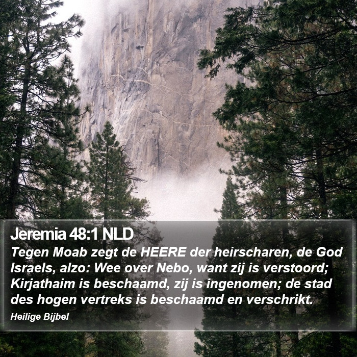 Jeremia 48:1 NLD Bible Study