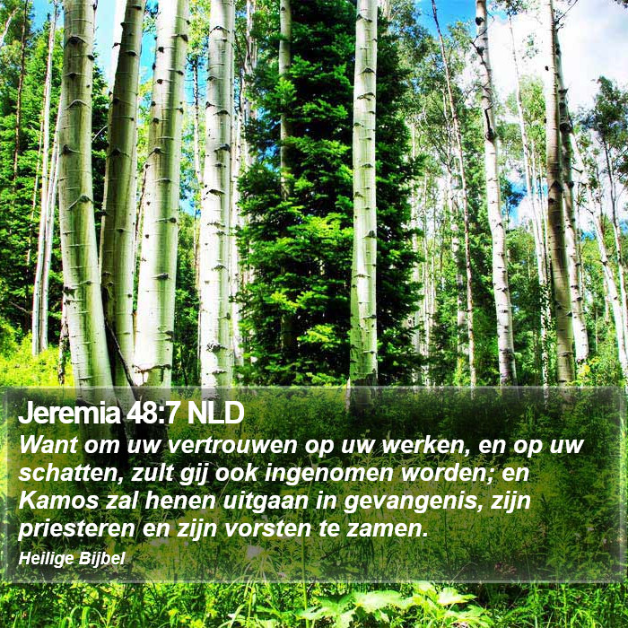 Jeremia 48:7 NLD Bible Study