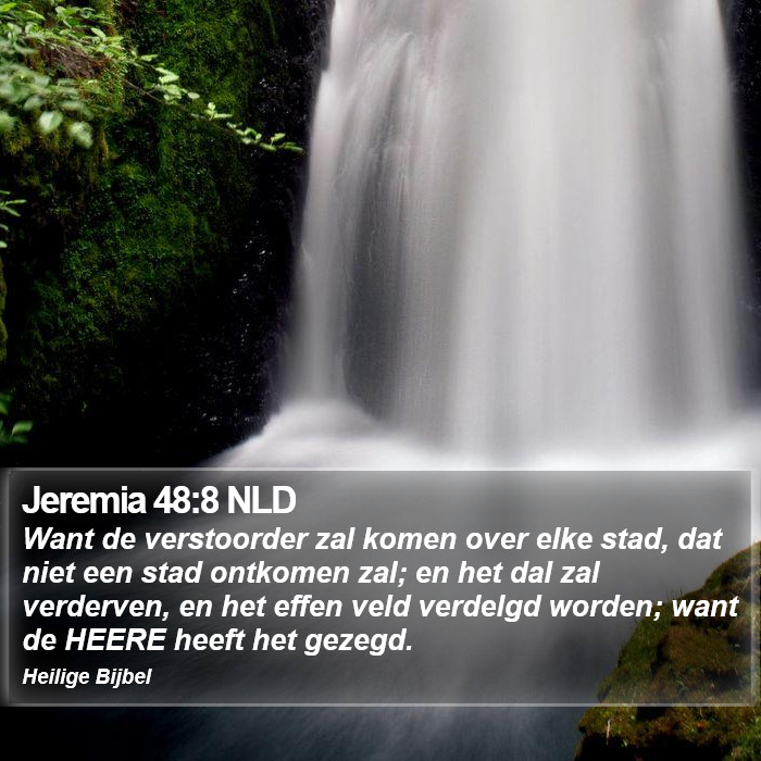 Jeremia 48:8 NLD Bible Study