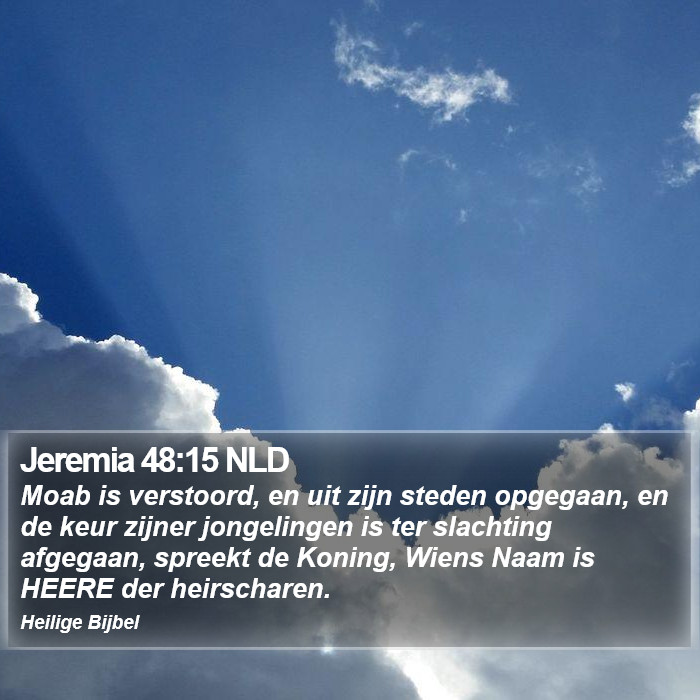 Jeremia 48:15 NLD Bible Study