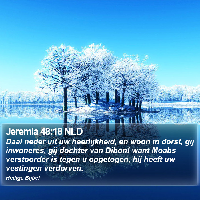 Jeremia 48:18 NLD Bible Study