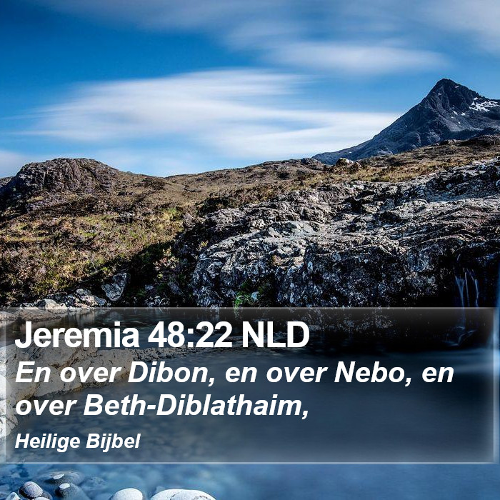 Jeremia 48:22 NLD Bible Study