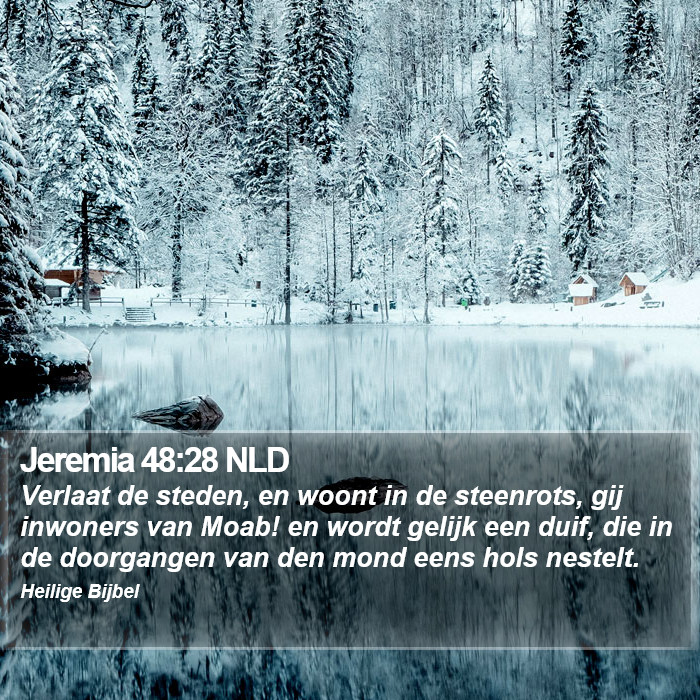 Jeremia 48:28 NLD Bible Study