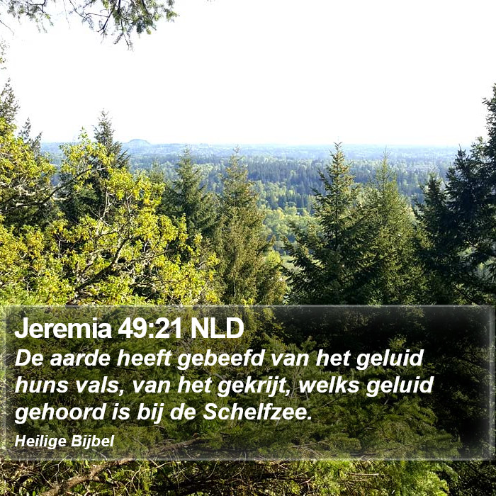 Jeremia 49:21 NLD Bible Study