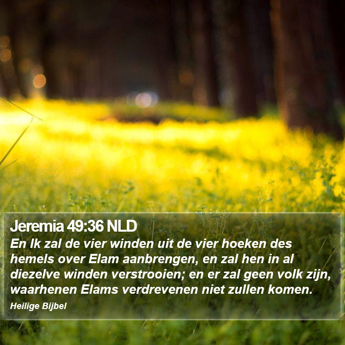 Jeremia 49:36 NLD Bible Study