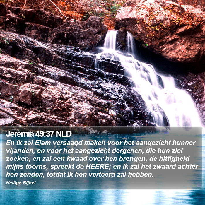 Jeremia 49:37 NLD Bible Study