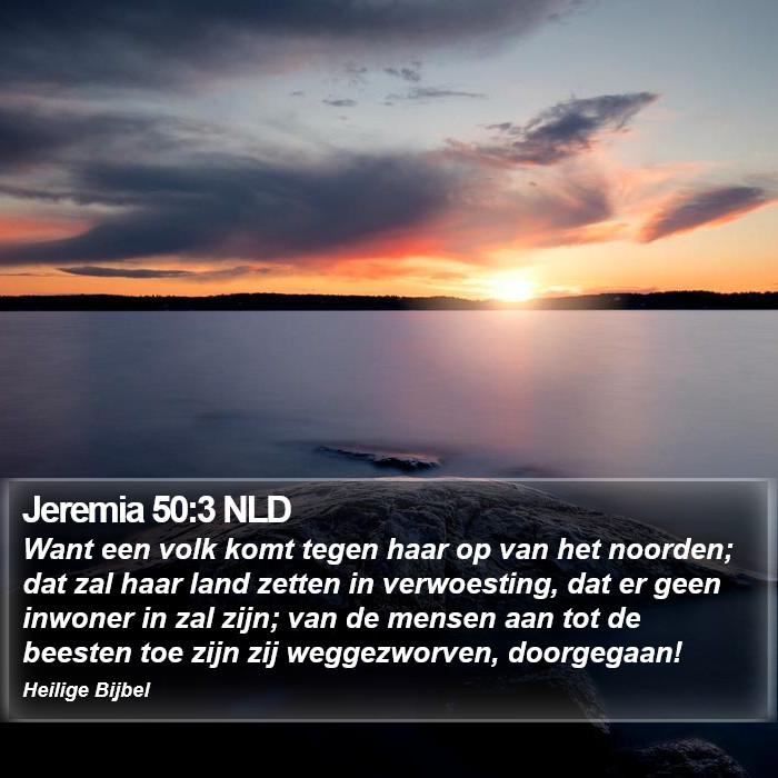 Jeremia 50:3 NLD Bible Study