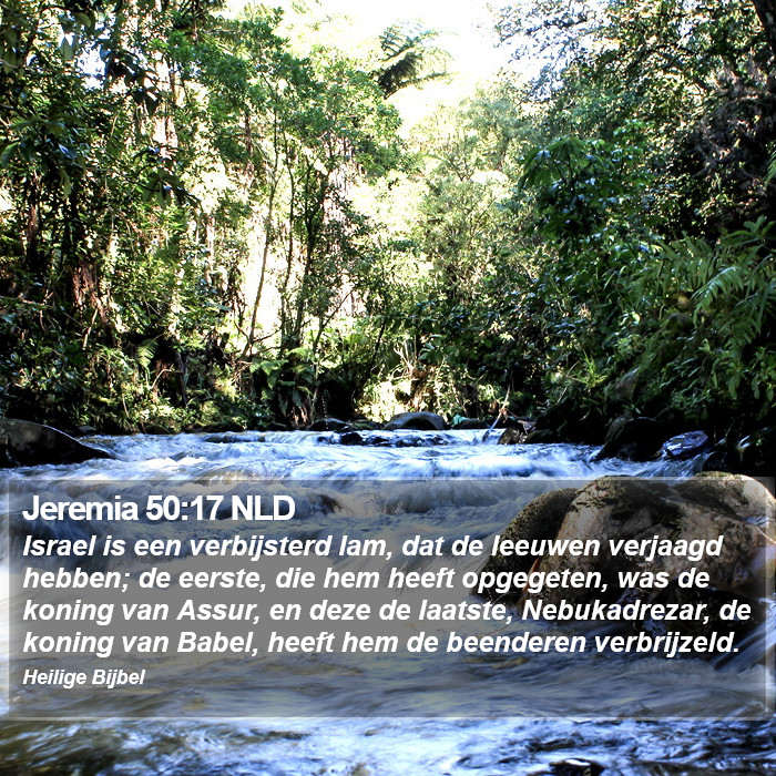 Jeremia 50:17 NLD Bible Study
