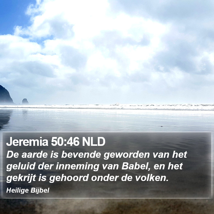 Jeremia 50:46 NLD Bible Study