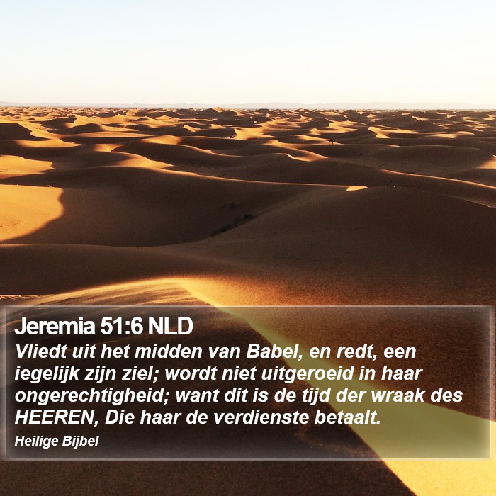 Jeremia 51:6 NLD Bible Study
