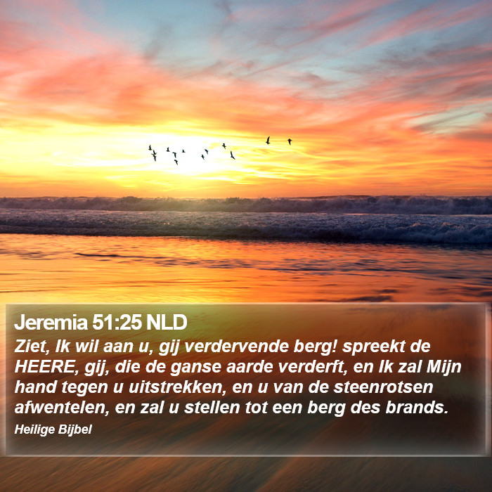 Jeremia 51:25 NLD Bible Study