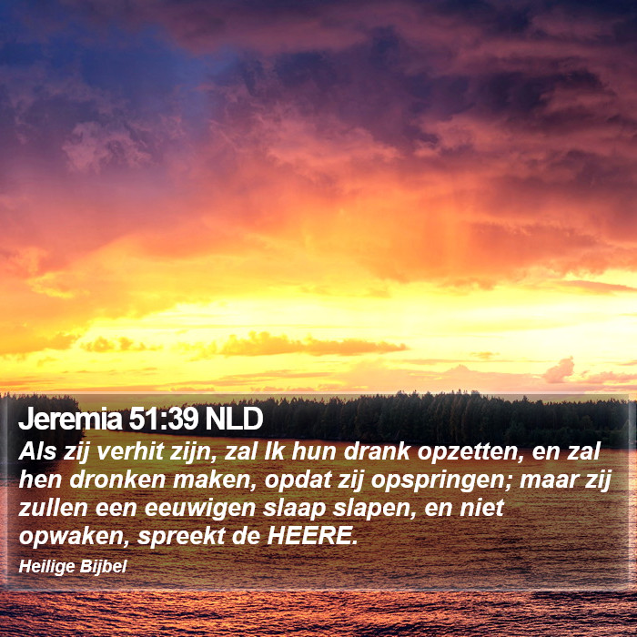 Jeremia 51:39 NLD Bible Study