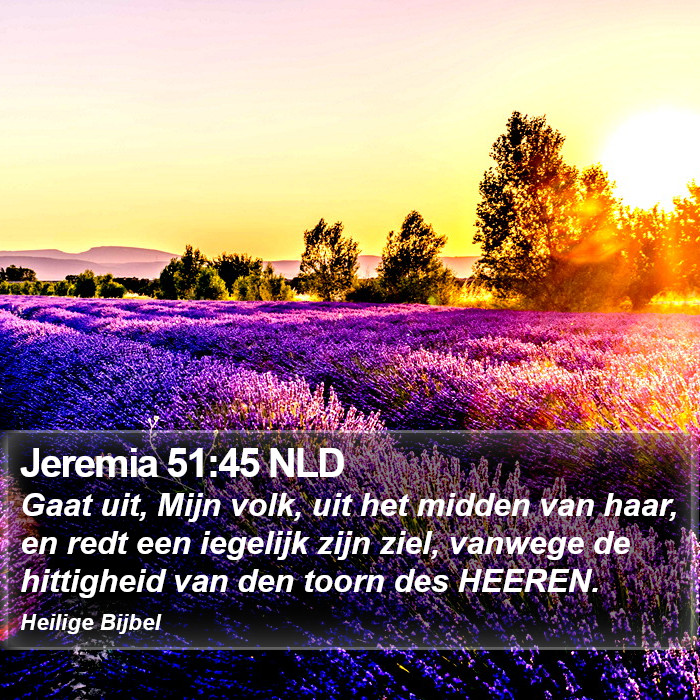 Jeremia 51:45 NLD Bible Study