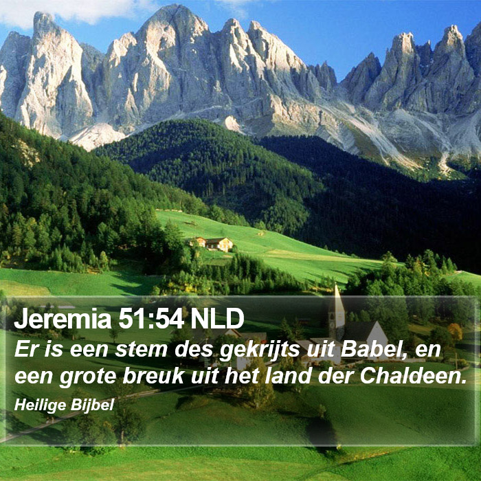 Jeremia 51:54 NLD Bible Study