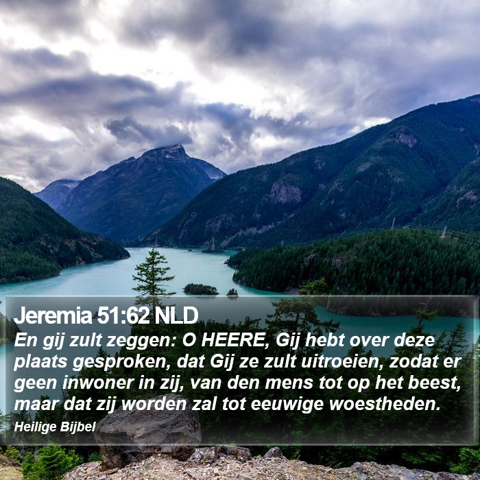 Jeremia 51:62 NLD Bible Study