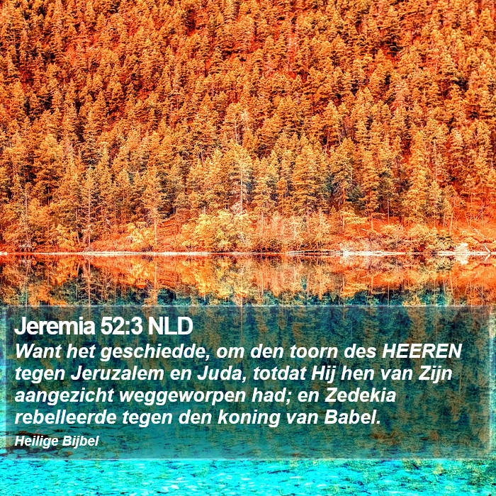 Jeremia 52:3 NLD Bible Study