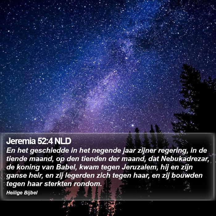 Jeremia 52:4 NLD Bible Study