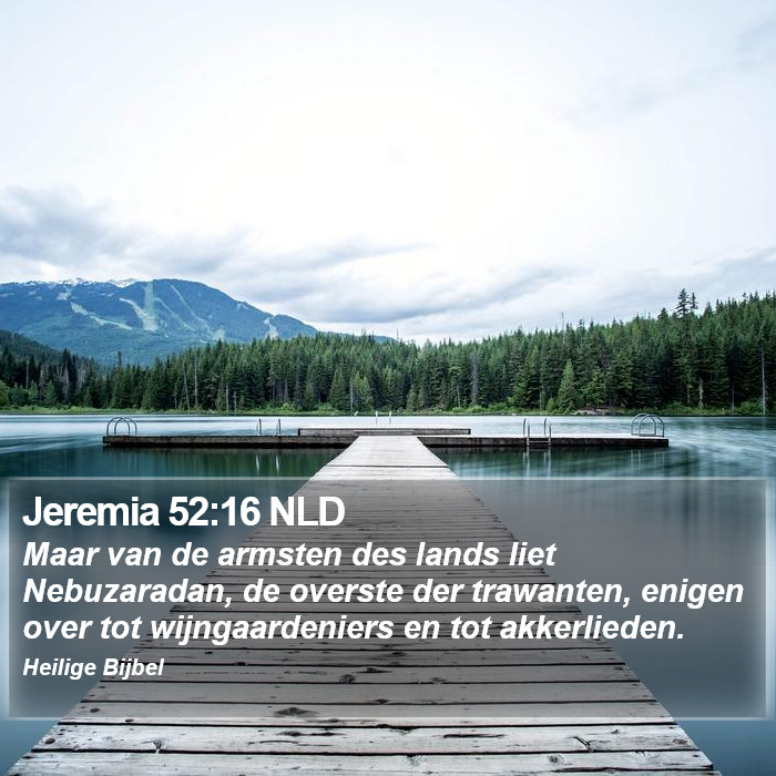 Jeremia 52:16 NLD Bible Study