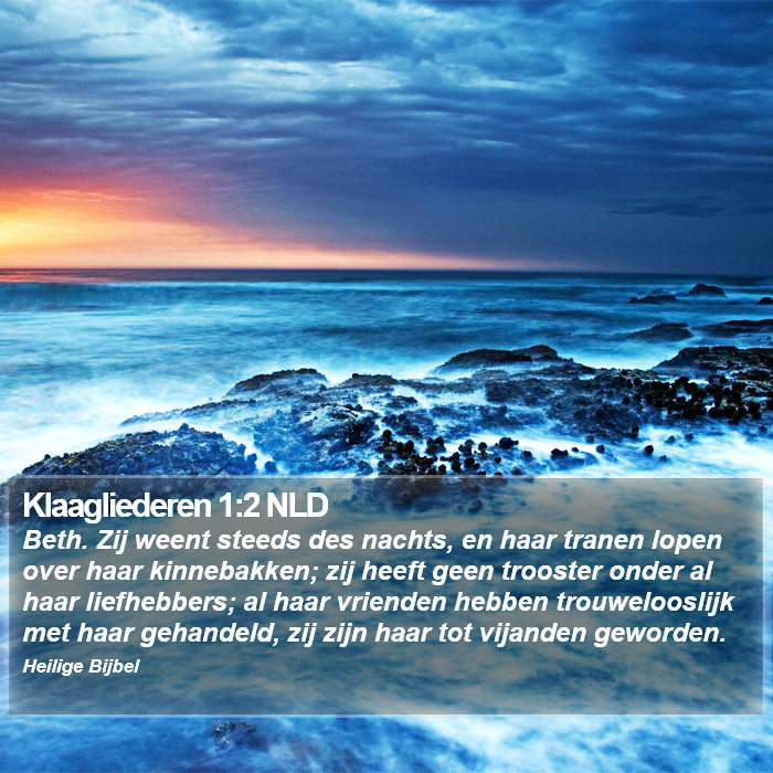 Klaagliederen 1:2 NLD Bible Study