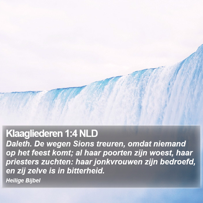 Klaagliederen 1:4 NLD Bible Study