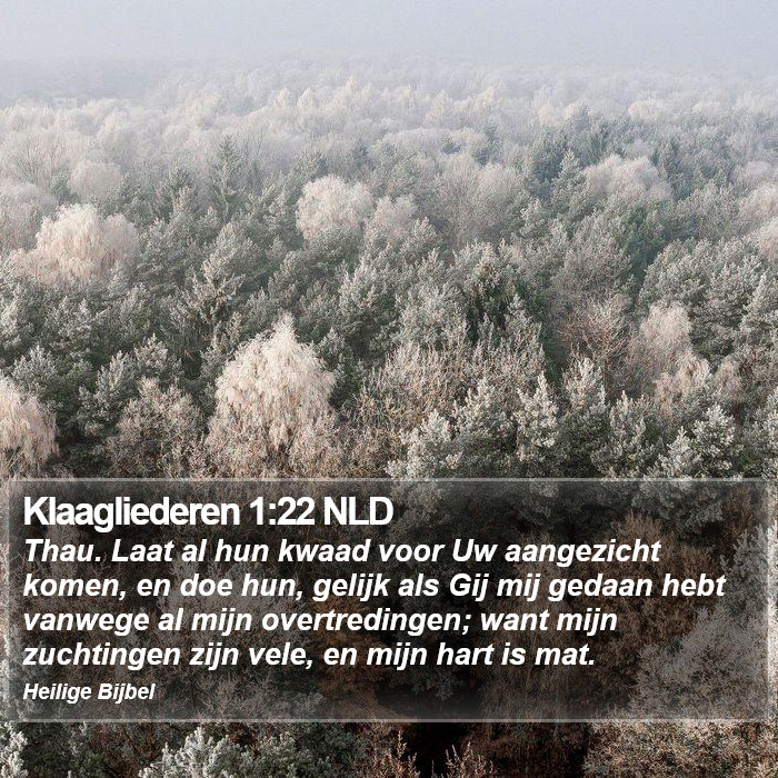 Klaagliederen 1:22 NLD Bible Study