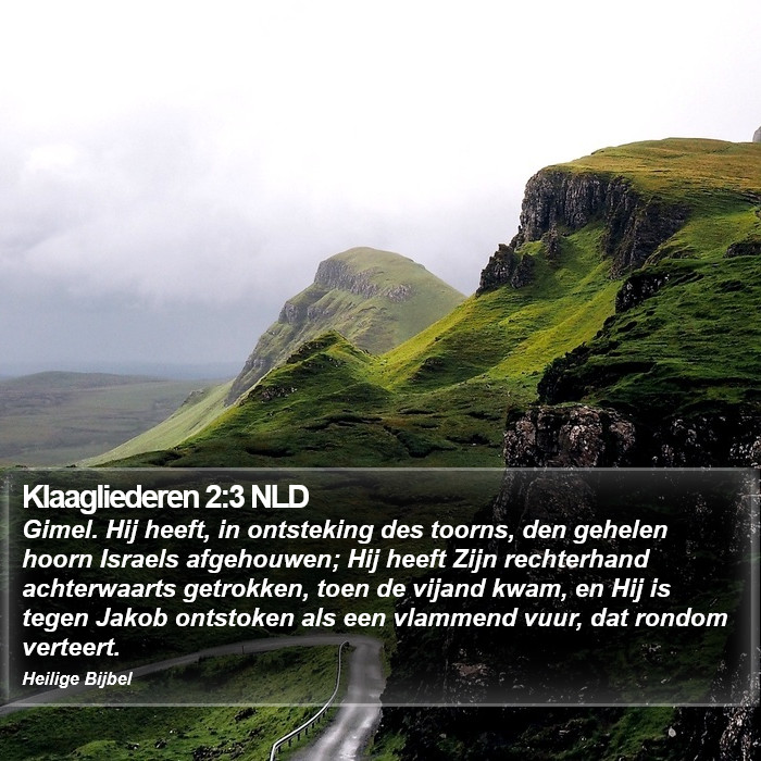 Klaagliederen 2:3 NLD Bible Study