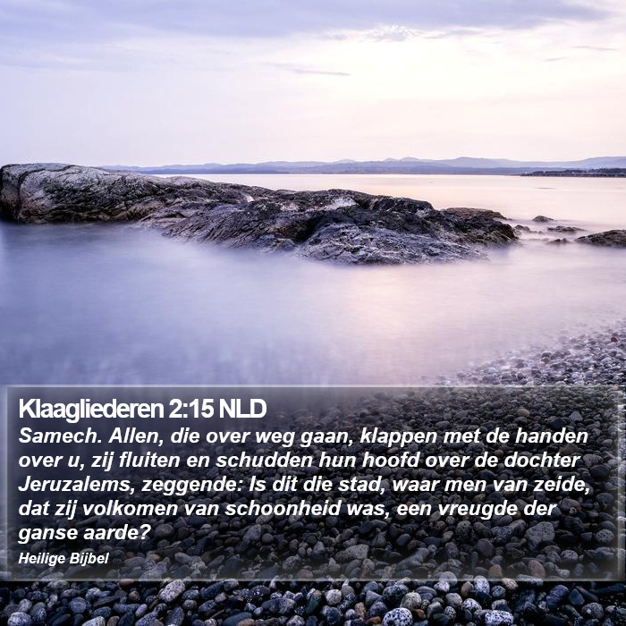 Klaagliederen 2:15 NLD Bible Study