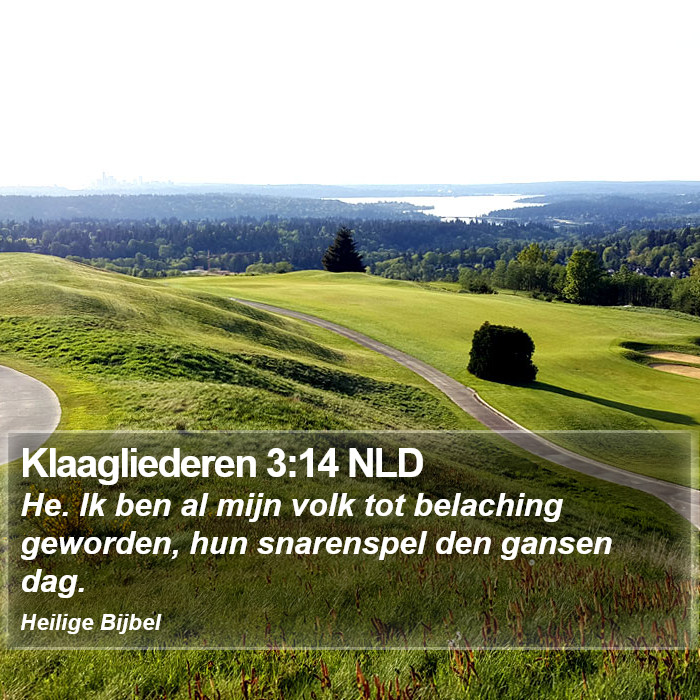 Klaagliederen 3:14 NLD Bible Study