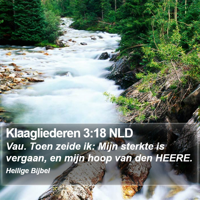 Klaagliederen 3:18 NLD Bible Study