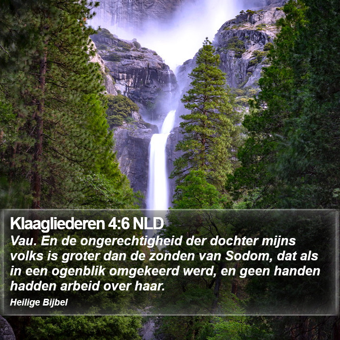 Klaagliederen 4:6 NLD Bible Study