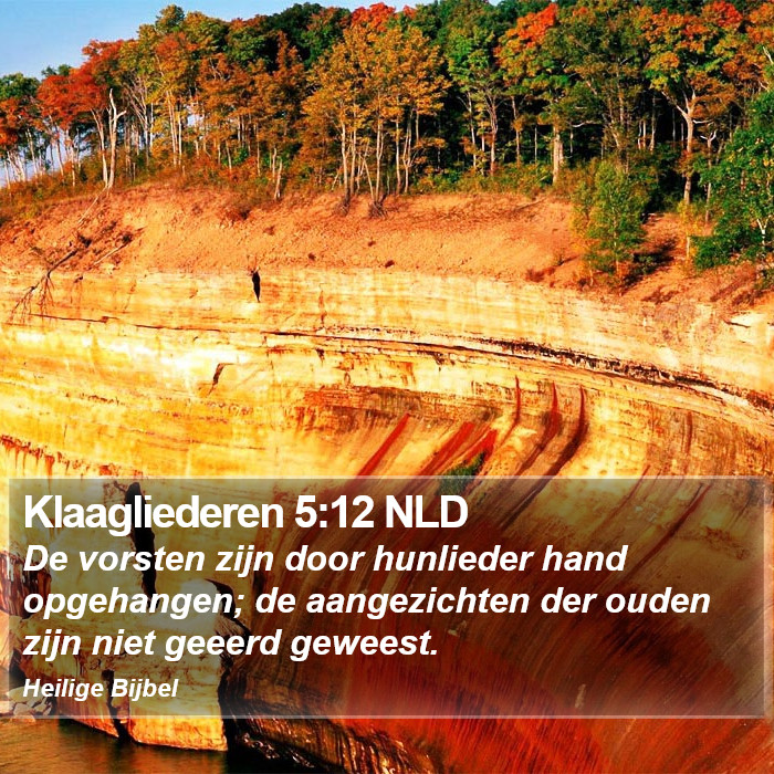 Klaagliederen 5:12 NLD Bible Study