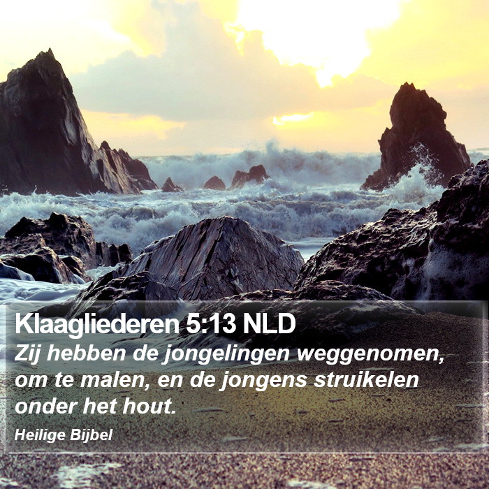 Klaagliederen 5:13 NLD Bible Study