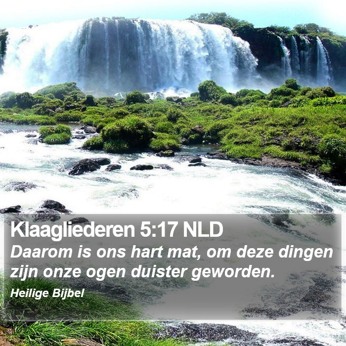 Klaagliederen 5:17 NLD Bible Study