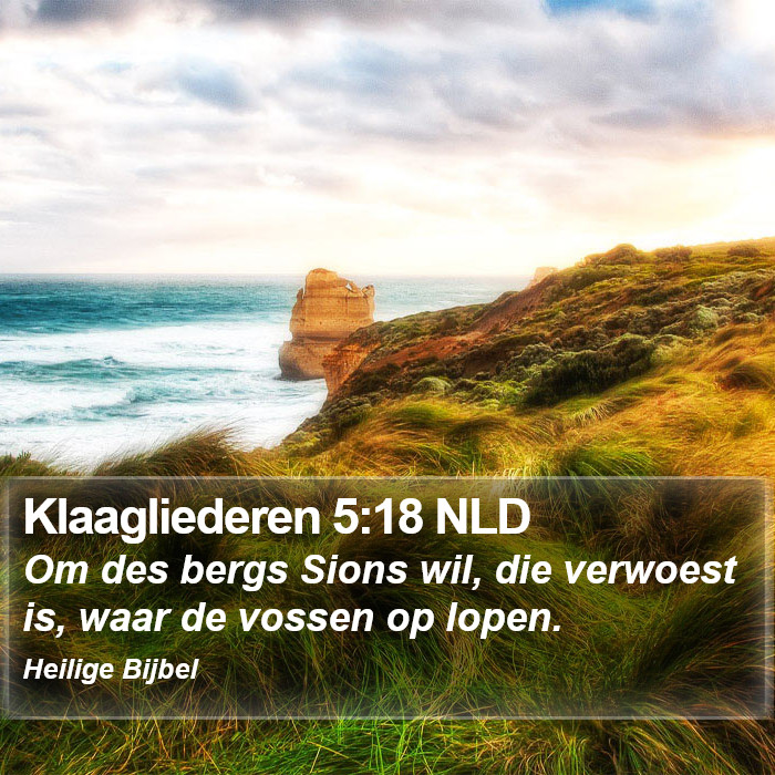 Klaagliederen 5:18 NLD Bible Study