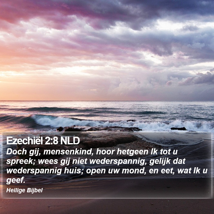 Ezechiël 2:8 NLD Bible Study