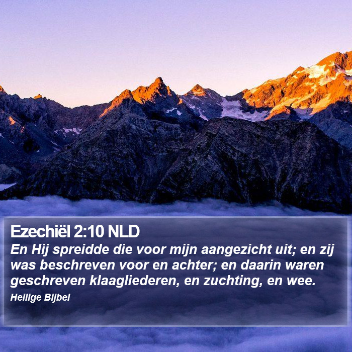 Ezechiël 2:10 NLD Bible Study