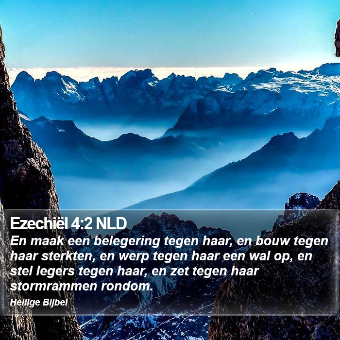 Ezechiël 4:2 NLD Bible Study