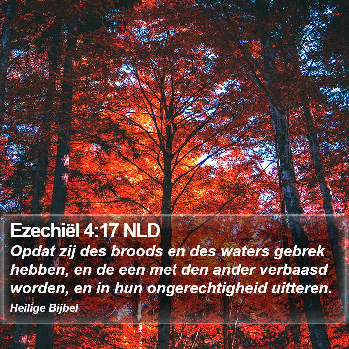 Ezechiël 4:17 NLD Bible Study