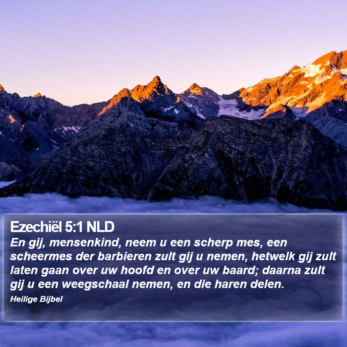 Ezechiël 5:1 NLD Bible Study