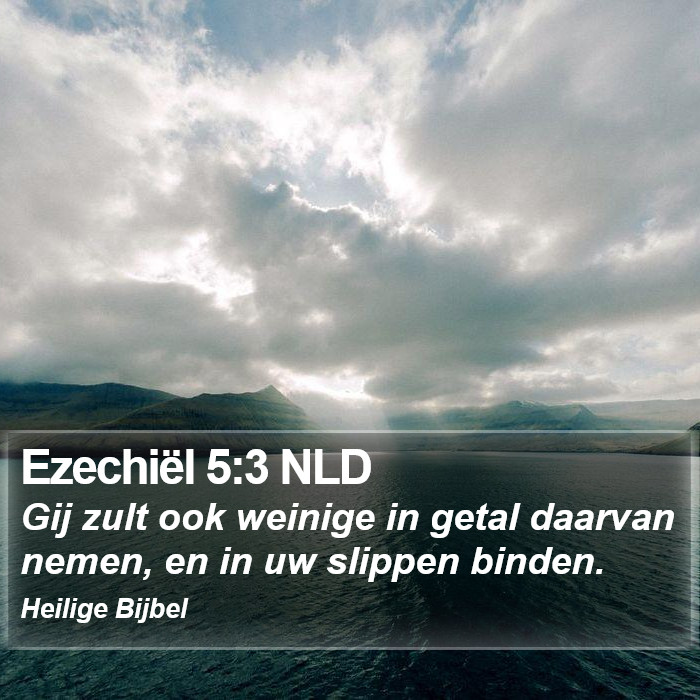 Ezechiël 5:3 NLD Bible Study