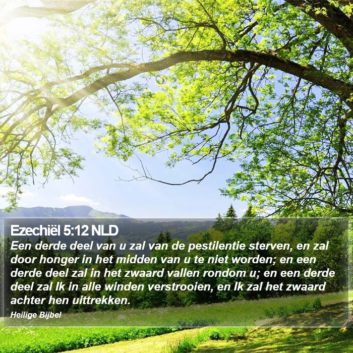 Ezechiël 5:12 NLD Bible Study