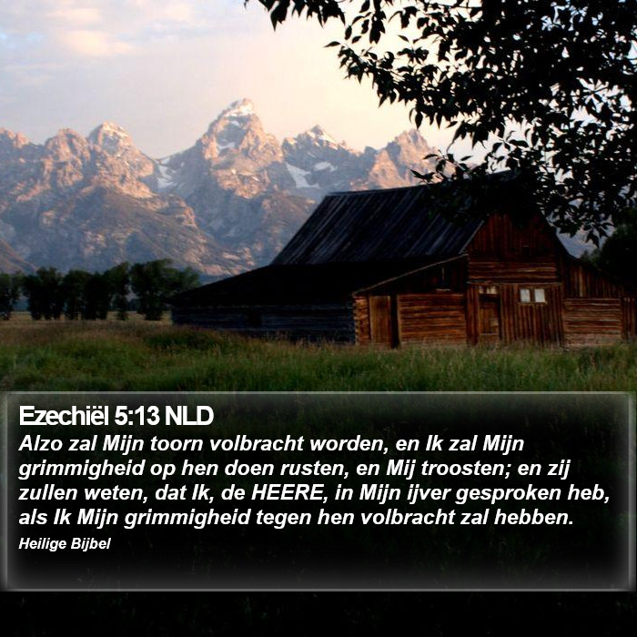 Ezechiël 5:13 NLD Bible Study