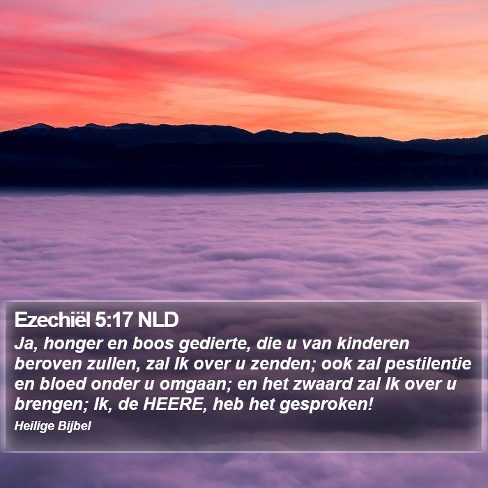 Ezechiël 5:17 NLD Bible Study