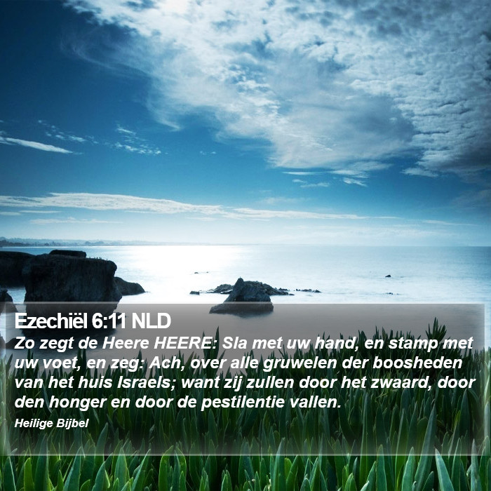 Ezechiël 6:11 NLD Bible Study