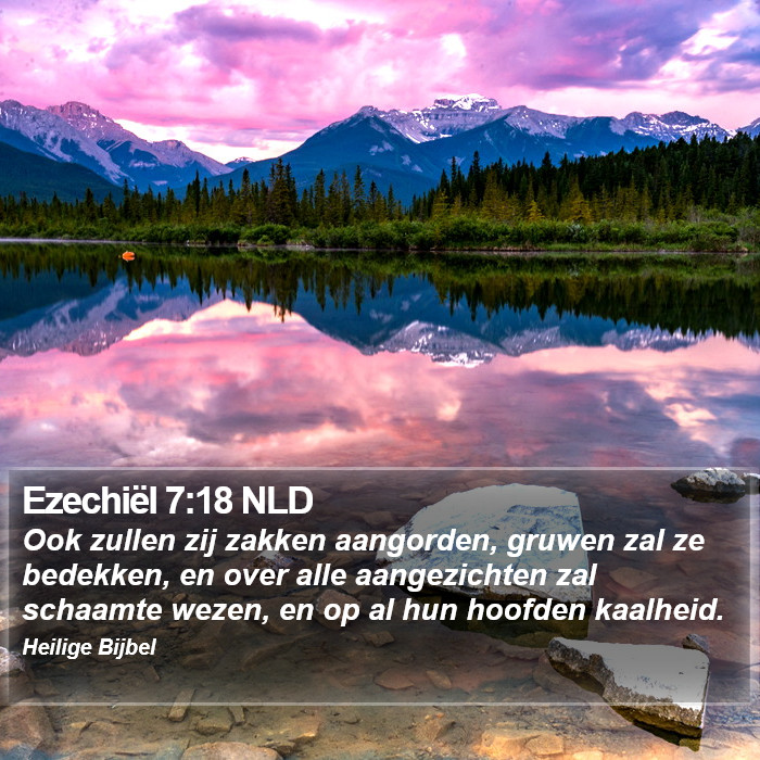Ezechiël 7:18 NLD Bible Study